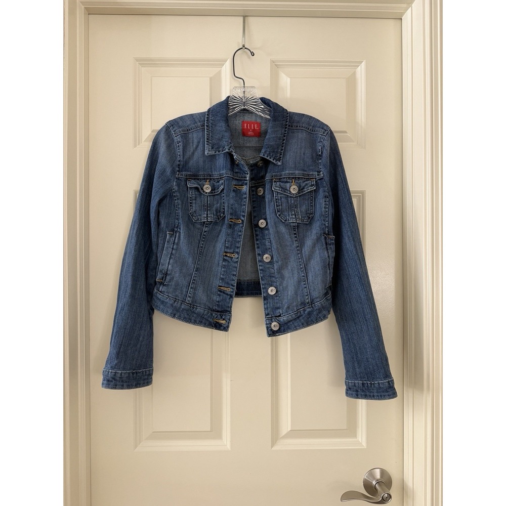 ELLE‎ women jeans jacket size S